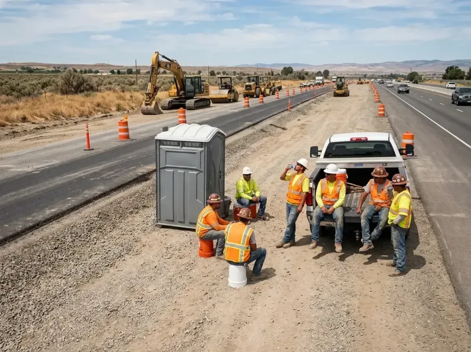 highway-road-construction-crew-007 — frequently asked questions, Porta Potty and Restroom Rentals in Nibley, UT